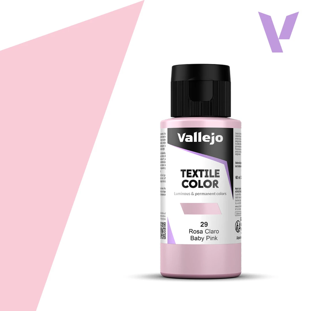 Vallejo Textile Color 40029 Baby Pink (60ml)