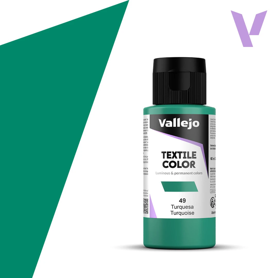 Vallejo Textile Color 40049 Turquoise (60ml)