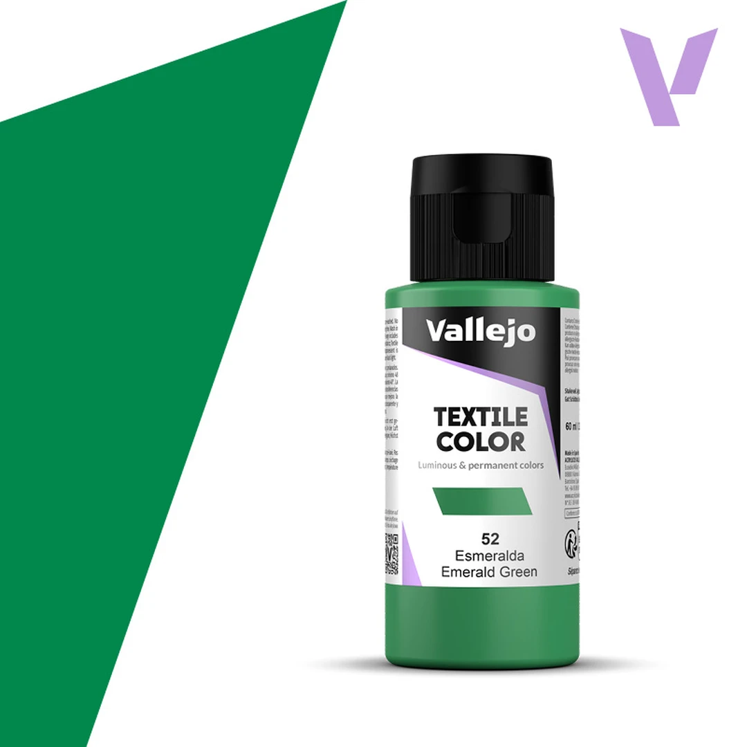Vallejo Textile Color 40052 Emerald Green (60ml)