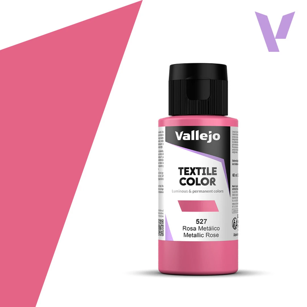 Vallejo Textile Color 40527 Metallic Rose (60ml)