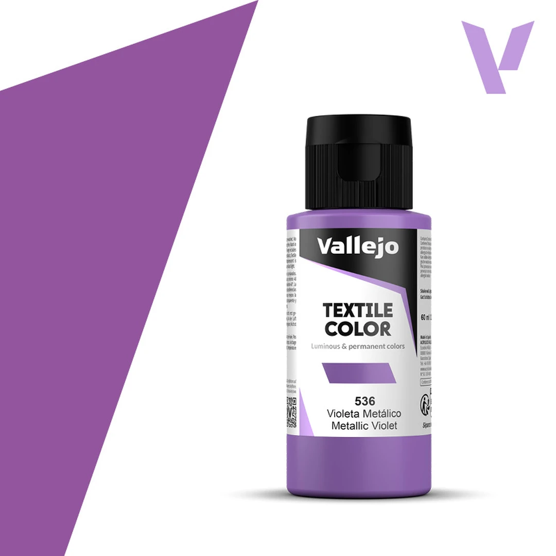 Vallejo Textile Color 40536 Metallic Violet (60ml)