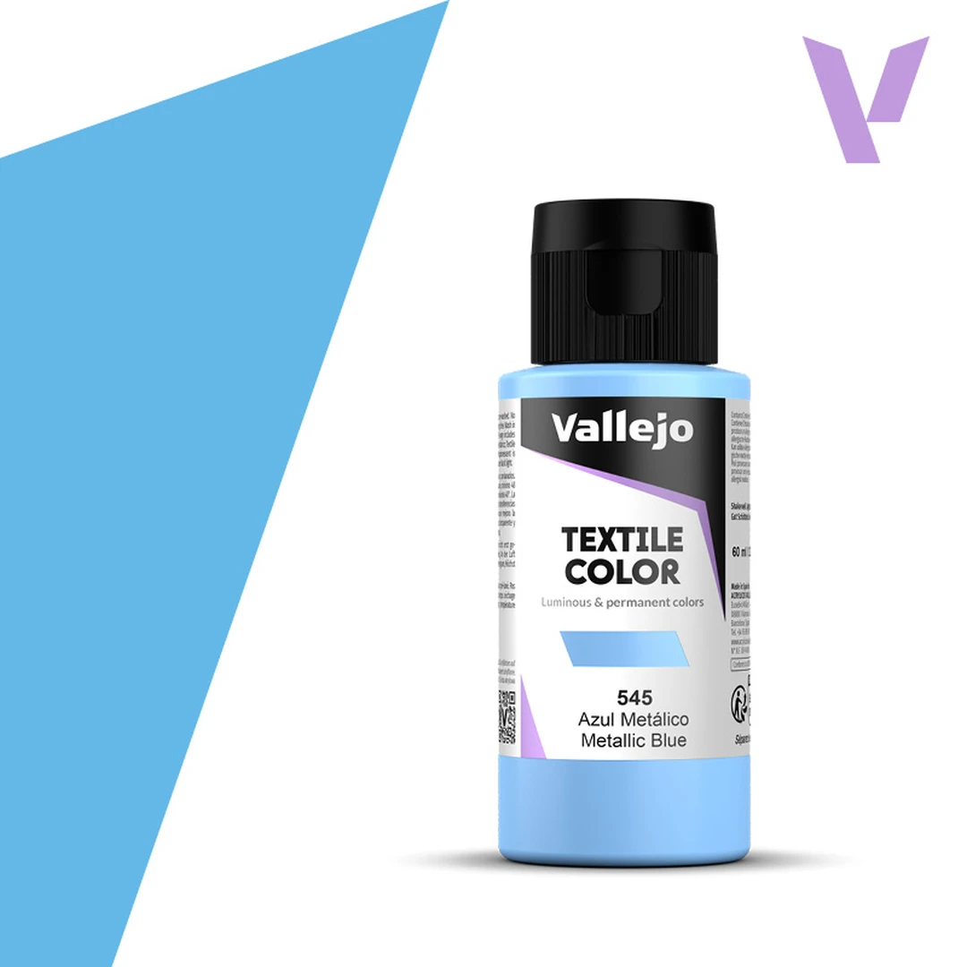 Vallejo Textile Color 40545 Metallic Blue (60ml)