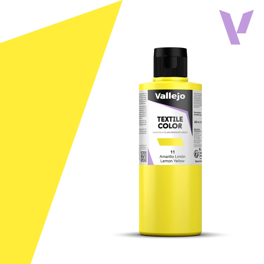 Vallejo Textile Color 41011 Lemon Yellow (200ml)