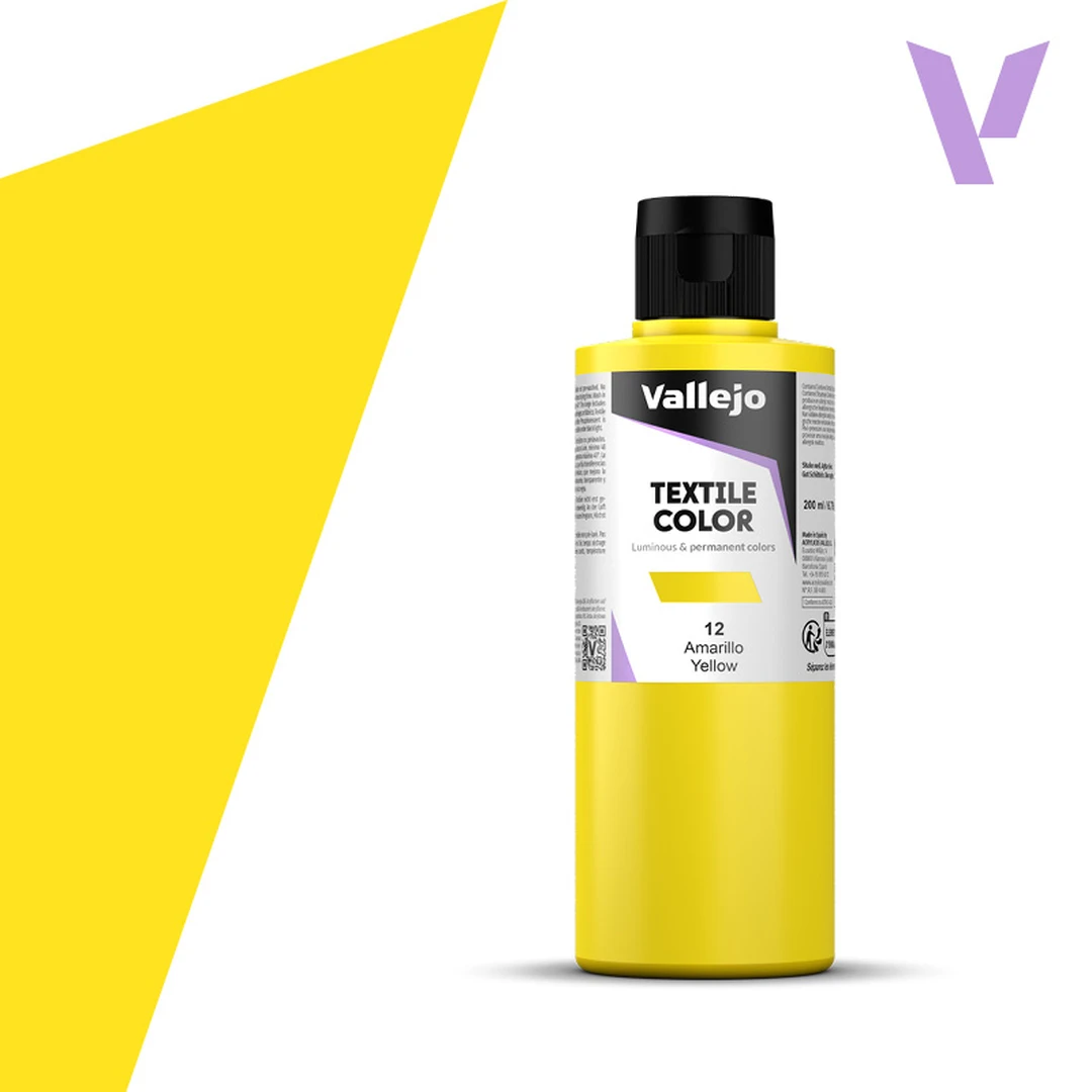 Vallejo Textile Color 41012 Yellow (200ml)