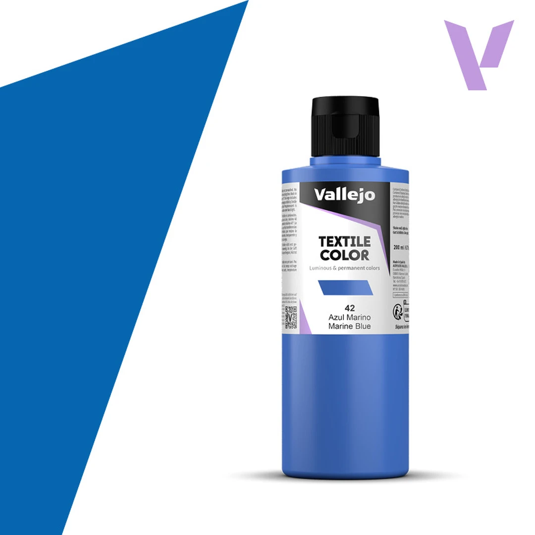 Vallejo Textile Color 41042 Marine Blue (200ml)