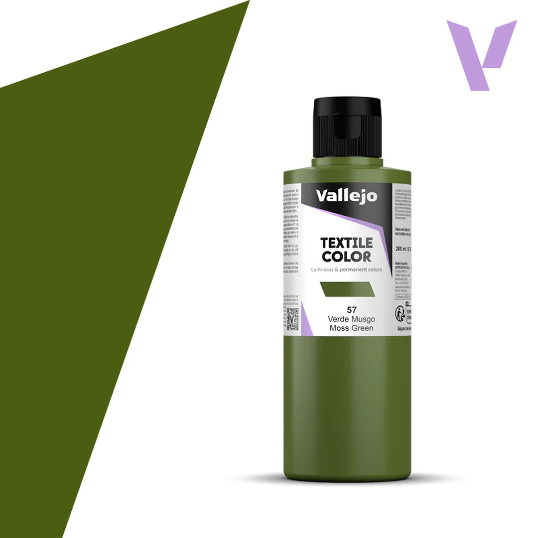 Vallejo Textile Color 41057 Moss Green (200ml)