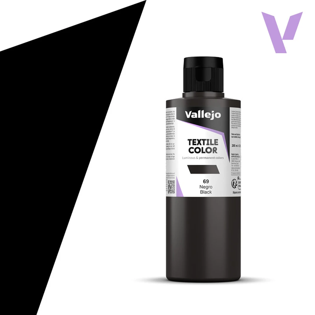 Vallejo Textile Color 41069 Black (200ml)