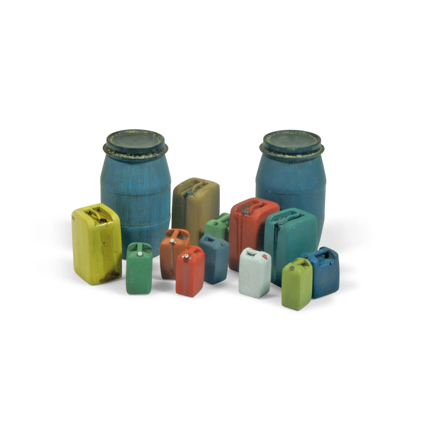 Vallejo Scenics SC211 Assorted Modern Plastic Drums #2 - moderní plastové sudy 1:35