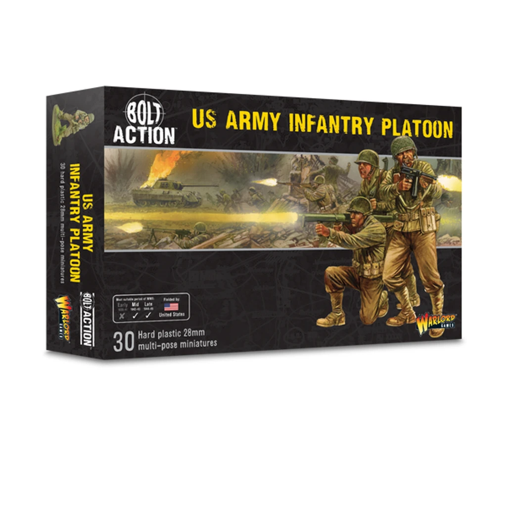 Warlord Games US Infantry Platoon - WWII American GIs (Warlord Games)