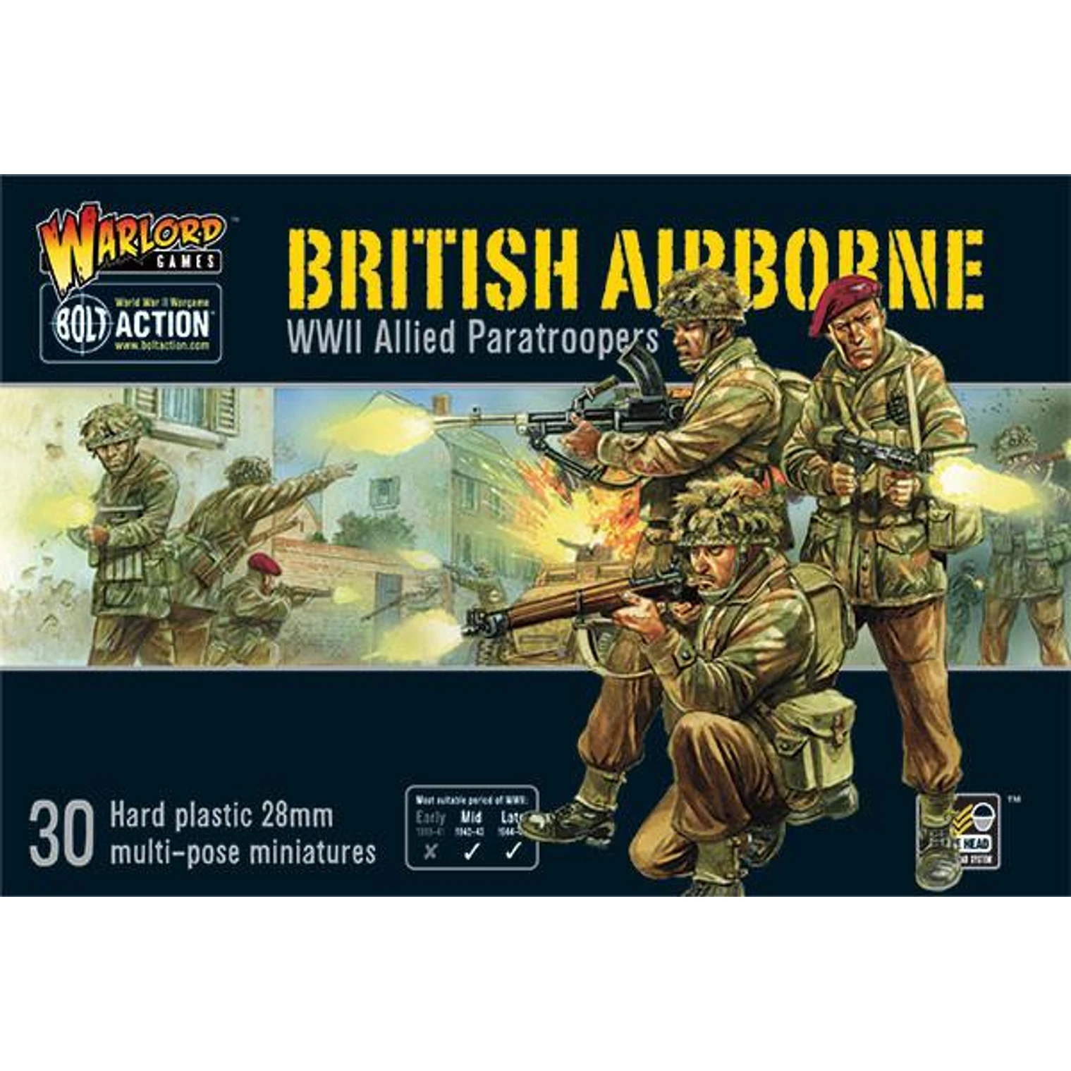 Warlord Games British Airborne WWII Allied Paratroopers (Warlord Games)
