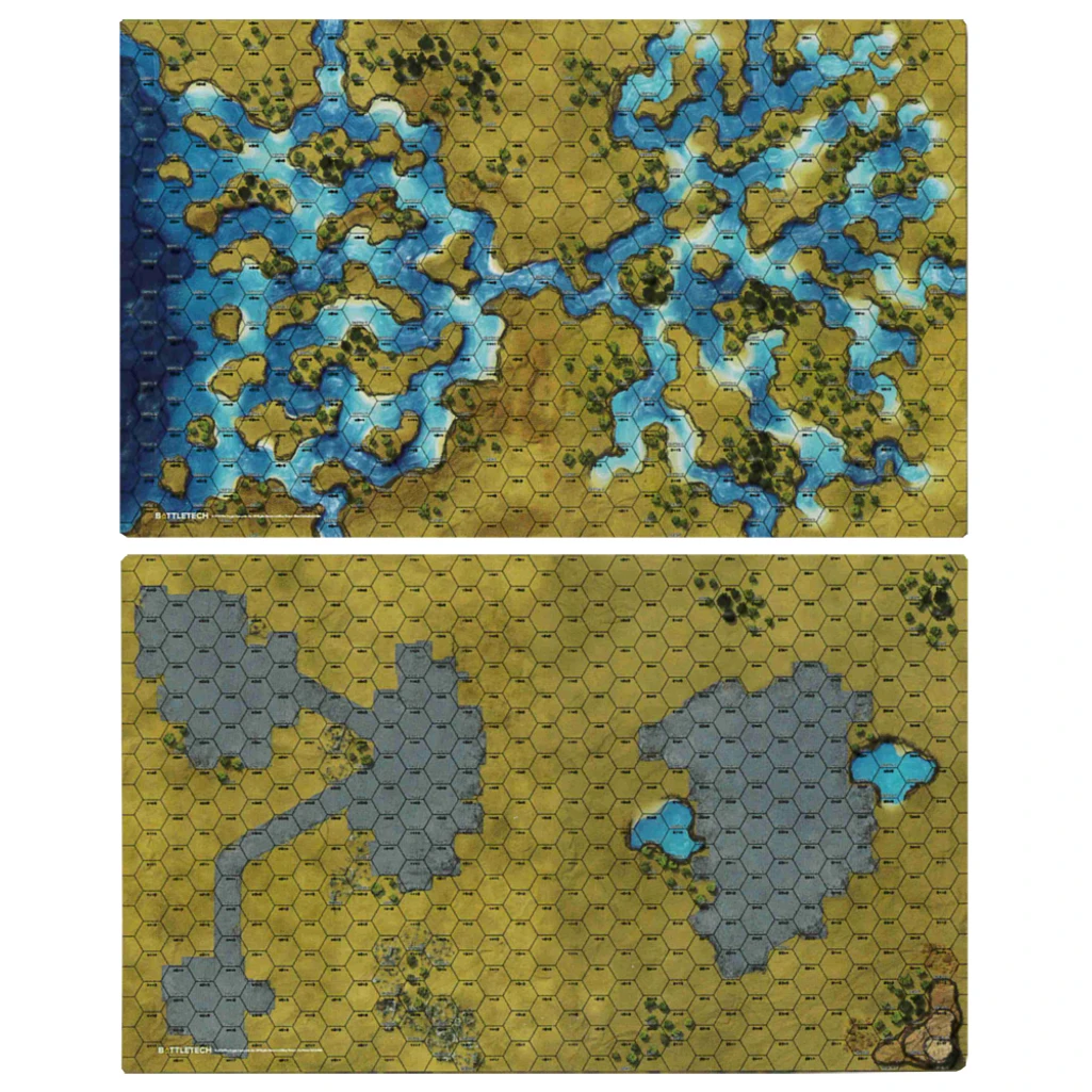 Catalyst Game Labs BattleTech BattleMat: Savannah River Delta (Catalyst Game Labs)