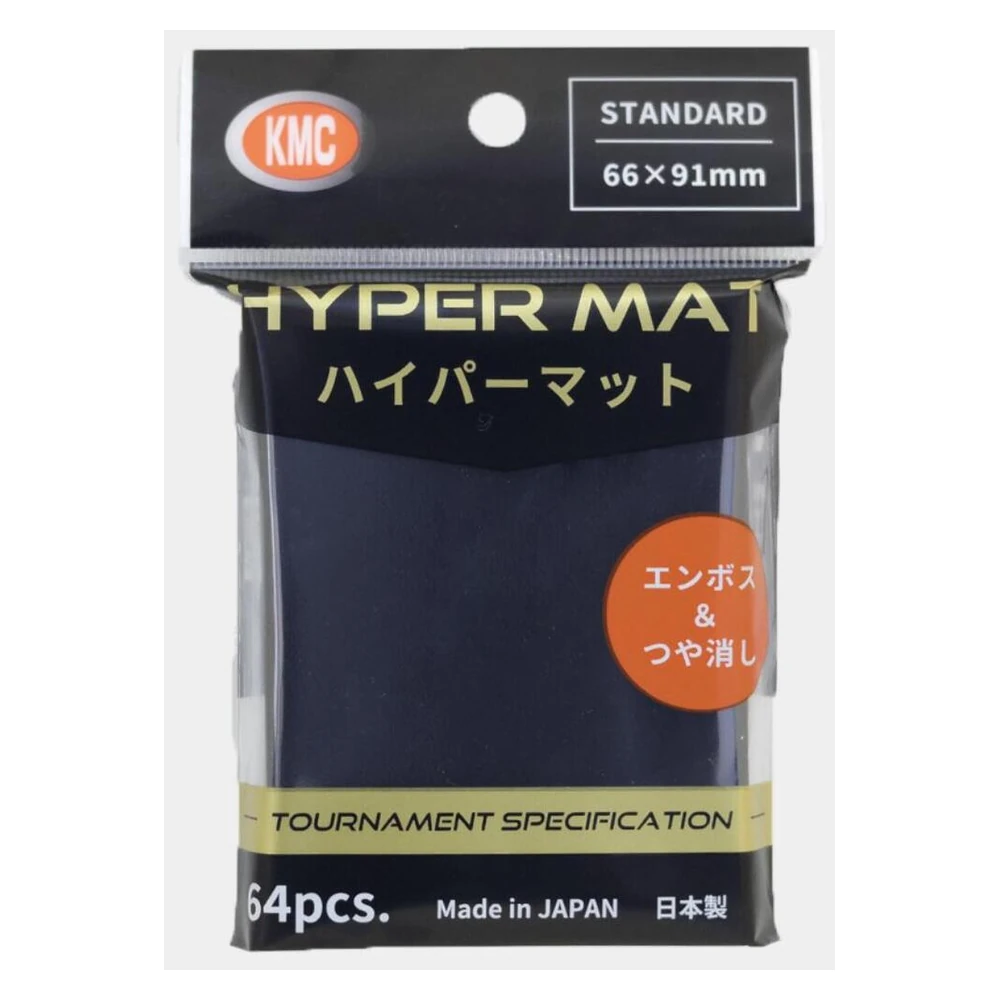 KMC Hyper Mat Black - obaly na karty Standard