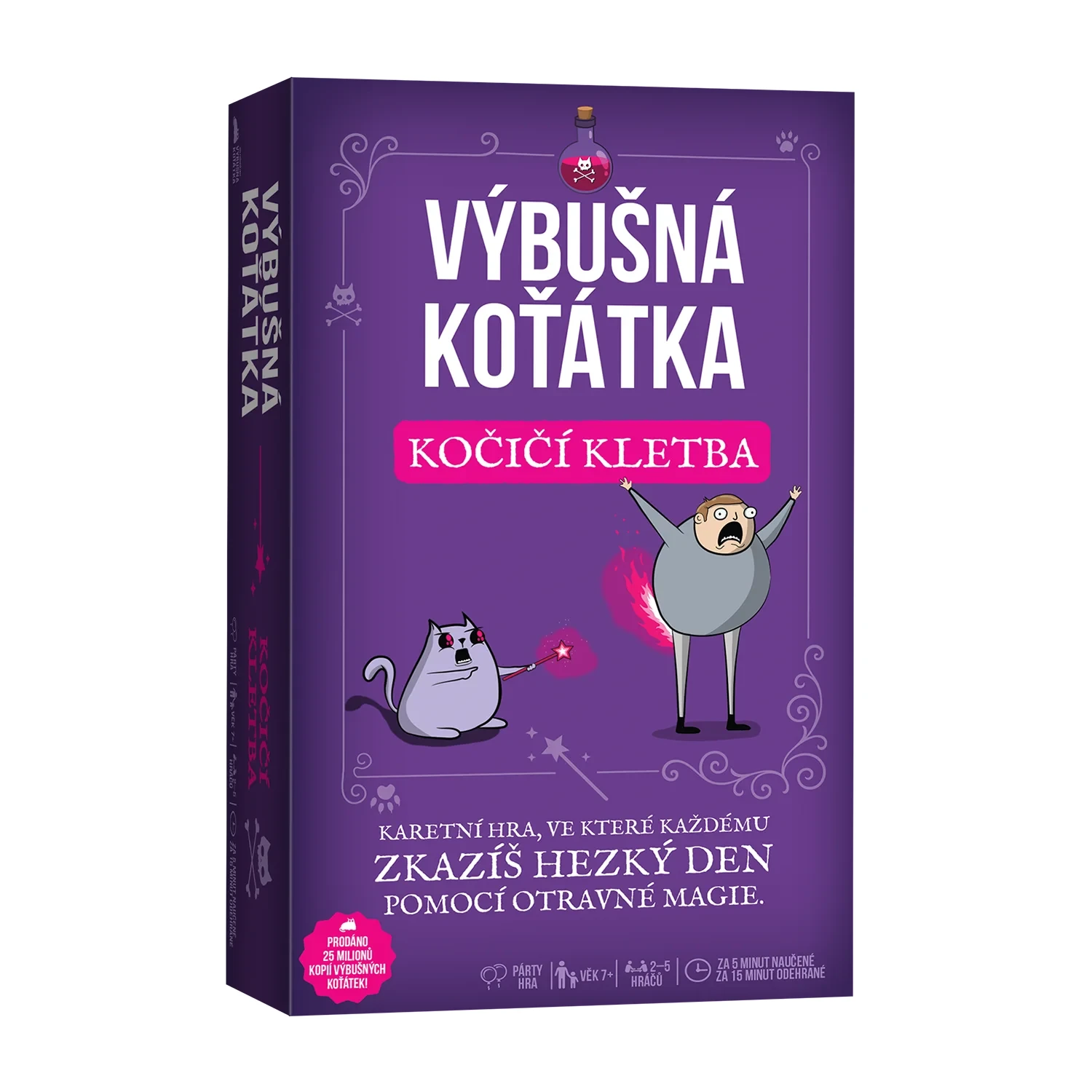 Asmodee Výbušná koťátka: Kočičí kletba (Asmodee)