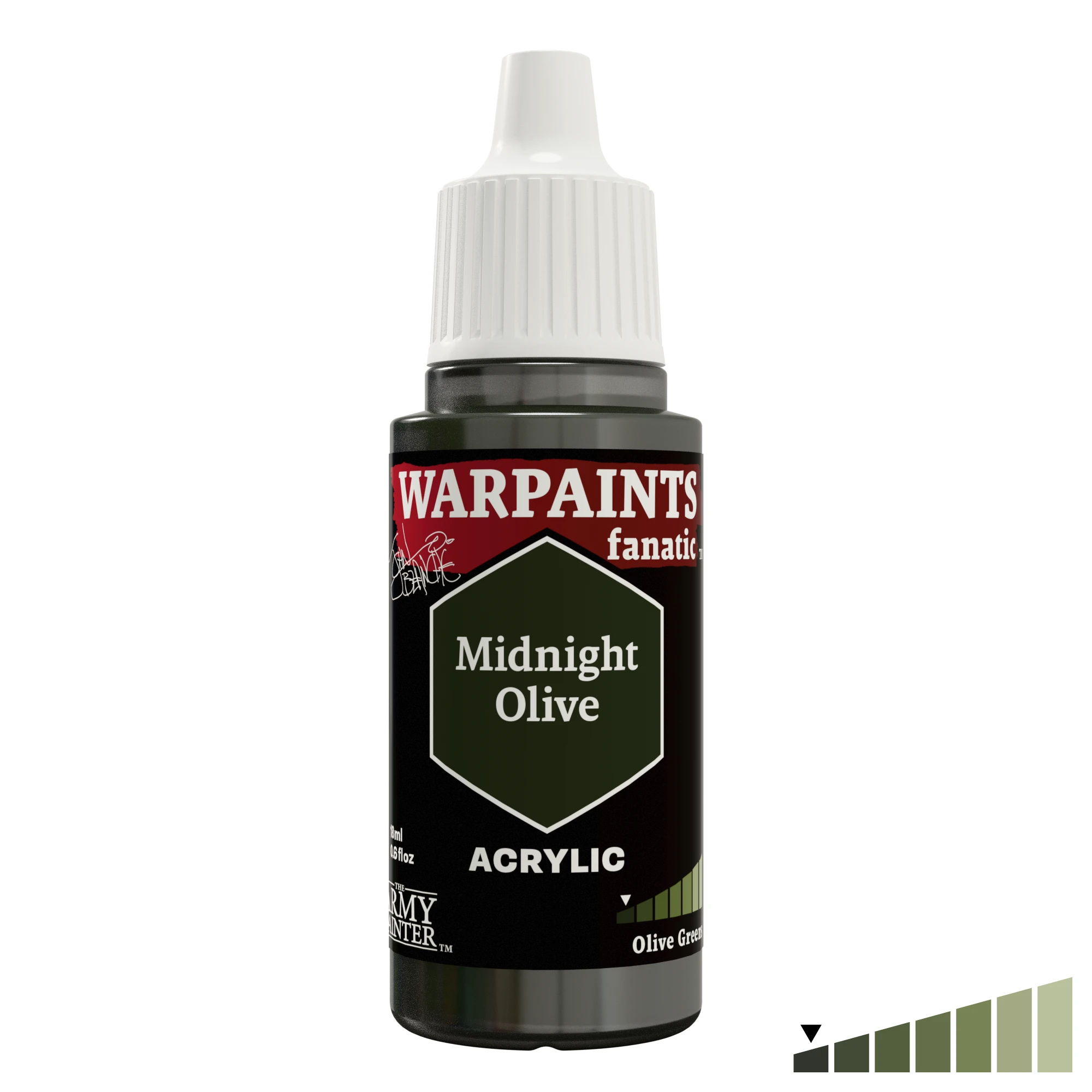 The Army Painter Midnight Olive 18ml - WP4012P (The Army Painter John Blanche Masterclass)