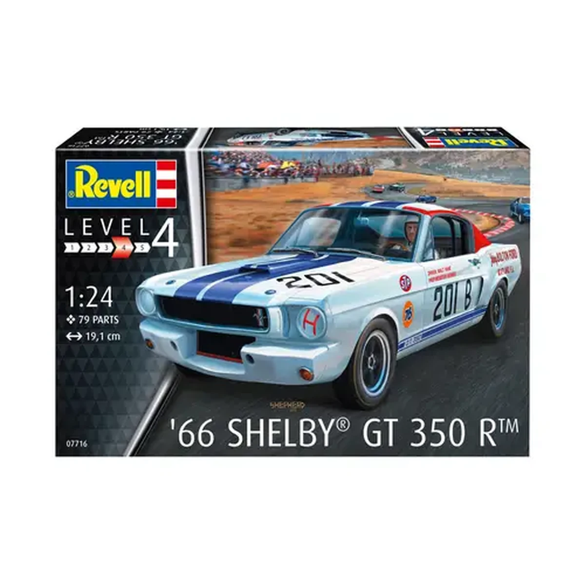 Plastikový model Shelby GT 350 R 1965 1/24