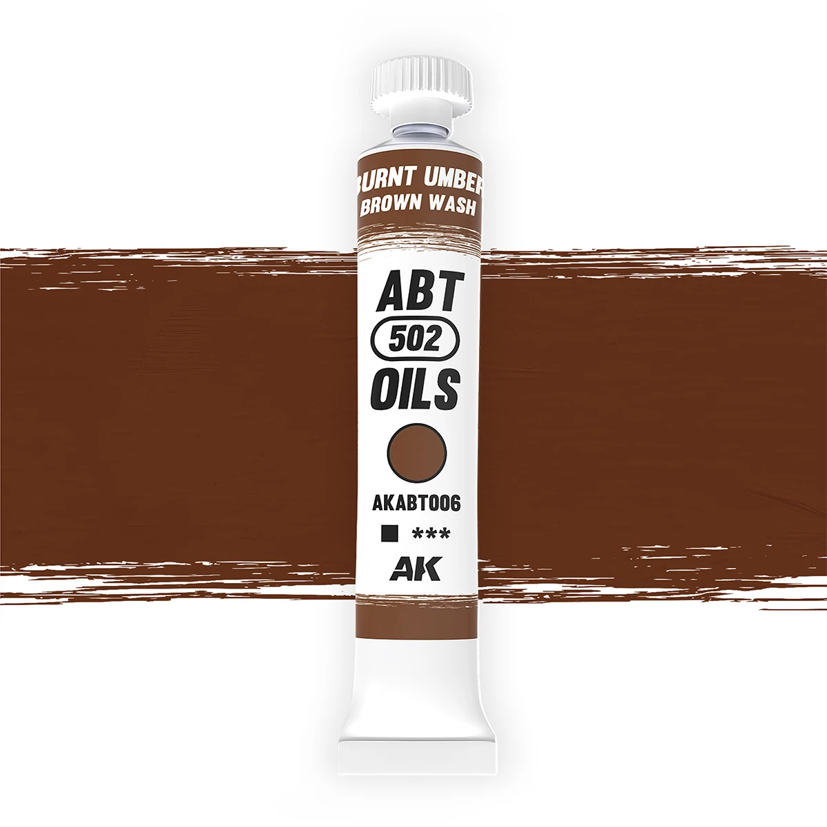 Abteilung 502 OIL COLOR AKABT006 Burnt Umber / Brown Wash (20ml)