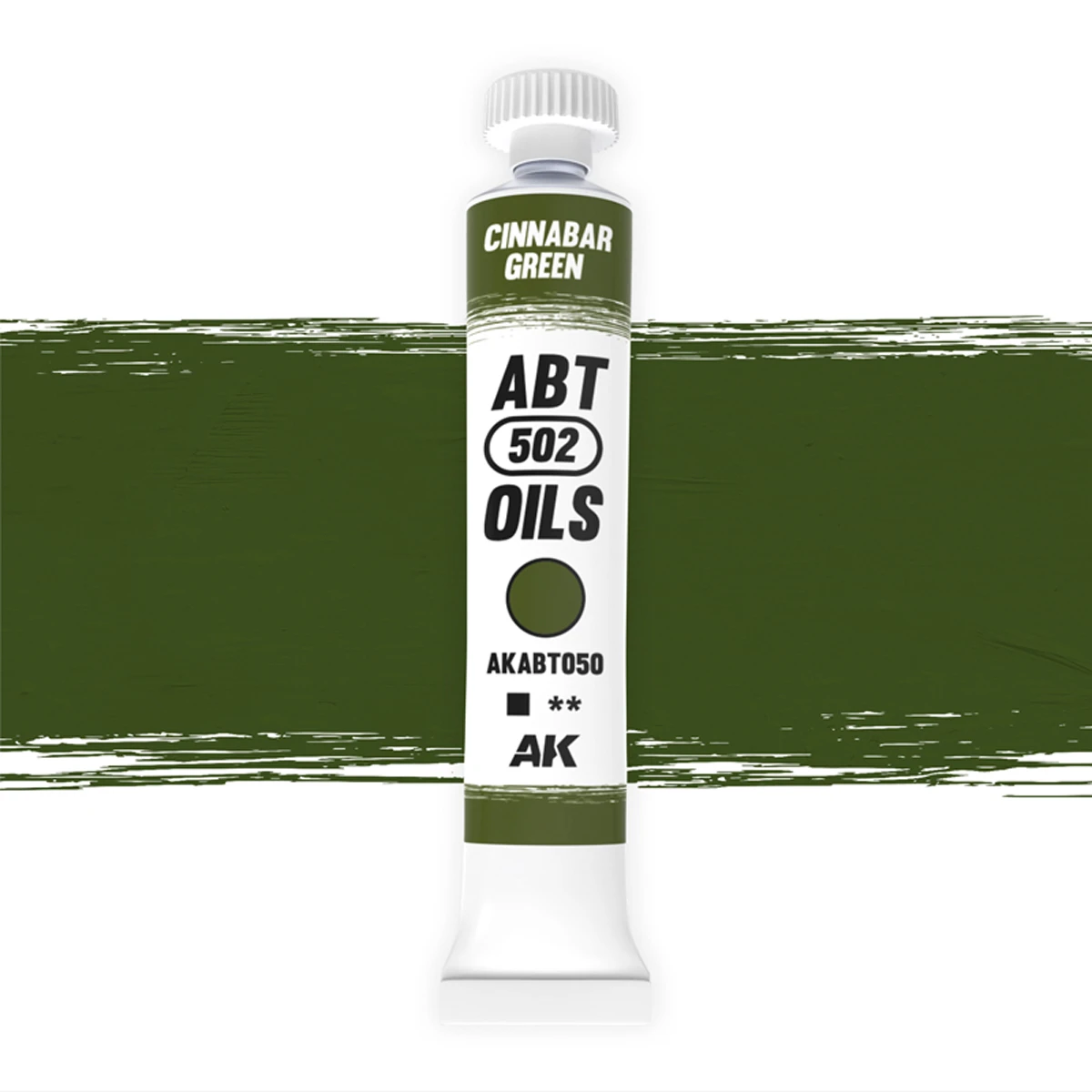 Abteilung 502 OIL COLOR AKABT050 Cinnabar Green (20ml)