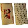 Poker Karty Plastové - Zlaté