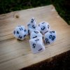 Set kostek pro RPG hry (D4, D6, D8, D10, D12, D20, D10%) kostky