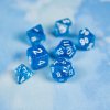 Set kostek pro RPG hry (D4, D6, D8, D10, D12, D20, D10%) kostky