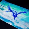 MTG podložka - playmat Celeste Light Clear Blue (Dragon Shield)