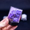 Set 7 RPG kostek: D4, D6, D8, D10, D12, D20, D10% (Chessex)