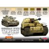 Set barev LifeColor CS01 GERMAN WWII TANKS Set barev1