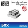neodymium magnets 2x1mm 50 units n52