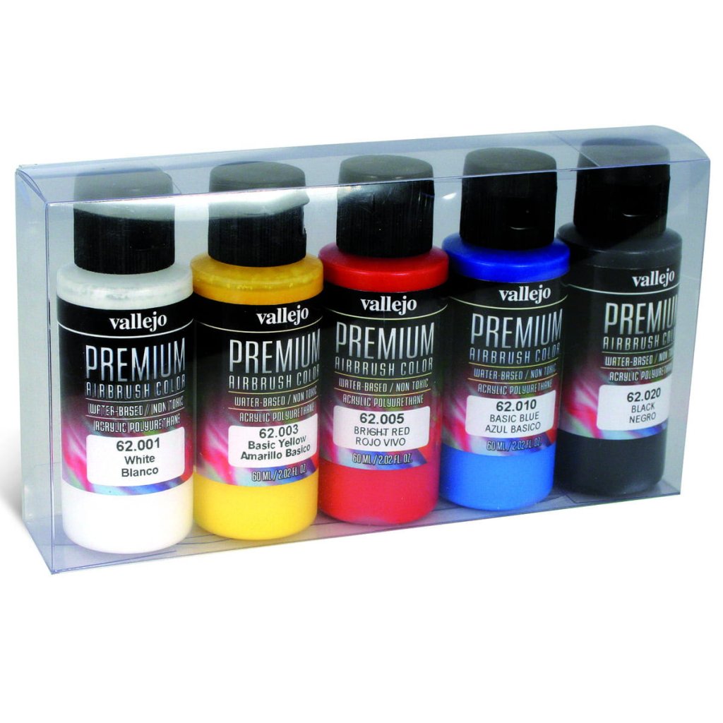 65512 vallejo premium color opaque color set 5x60ml