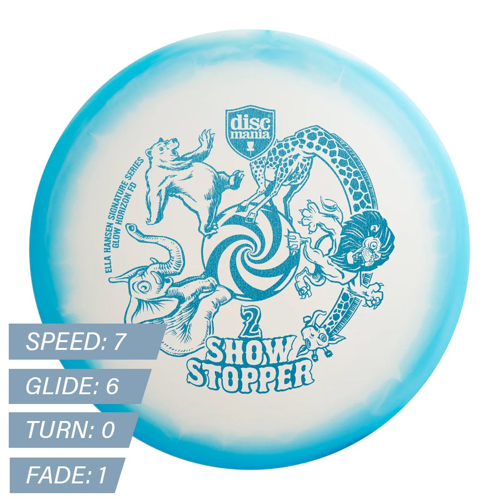 Show Stopper 2 - Color Glow Horizon C-Line FD (Discmania) Bílo-modrá