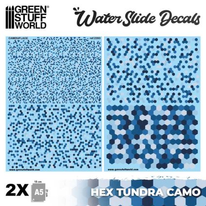 waterslide decals hex tundra camo