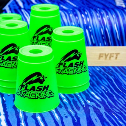 Flash Cups (kelímky na rychloskládání) (Farbe Blau)