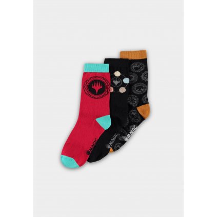 Ponožky Magic The Gathering - Men's Crew Socks - 3 páry (Hasbro) (Größe 43-46)