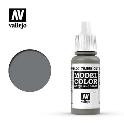 Vallejo Model Color 70865 Oily Steel 17ml