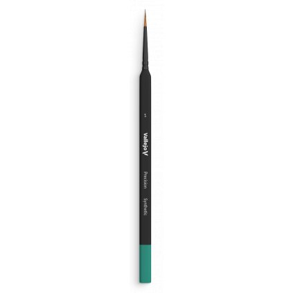 Vallejo Precision B03001 Runder Synthetikpinsel - Dreikantstiel Nr. 1