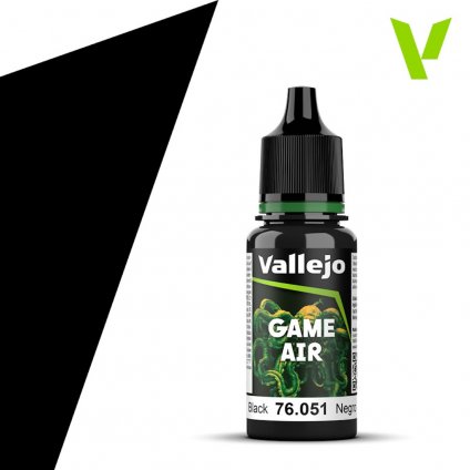 Vallejo Game Air 76051 Black 18ml