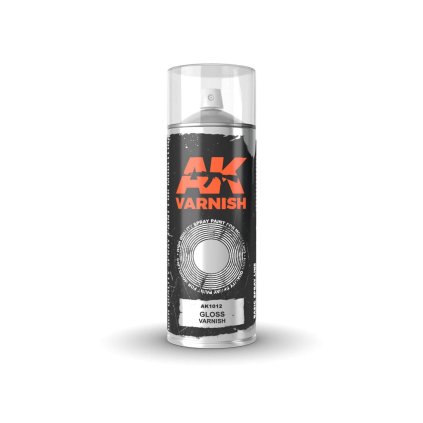64216 ak spray ak1012 gloss varnish 400ml 2 nozzles