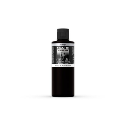 65764 vallejo mecha color primer 74642 black 200ml