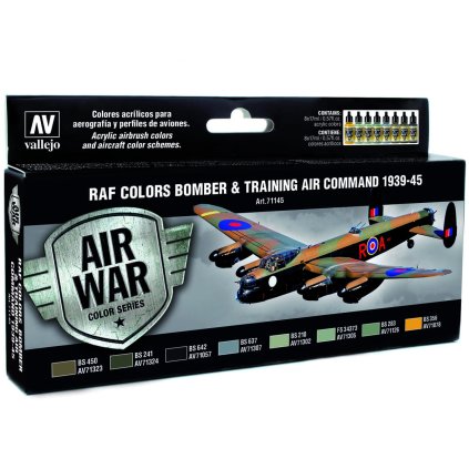 65668 stara verze vallejo model air raf set 71145 bomber air command training air command 1939 45 8