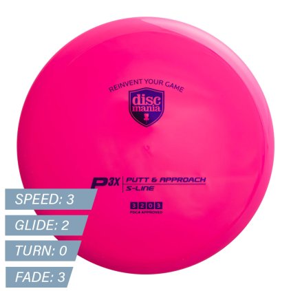 P3x - S-Line (Discmania) Růžová