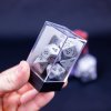 Set 7 RPG kostek: D4, D6, D8, D10, D12, D20, D10% (Chessex) (Farbe Schwarz+Rot)