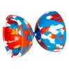 Fixní JESTER diabolo (JuggleDream) (Farbe Rot+Weiß)