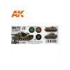64312 1 ak acrylics 3gen avf set ak11658 nato colors 3g 3x17ml