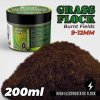 static grass flock 9 12mm burnt fields 200 ml