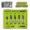 68098 1 clay shapers color shapers size 0 black firm green stuff world