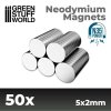 neodymium magnets 5x2mm 50 units n35