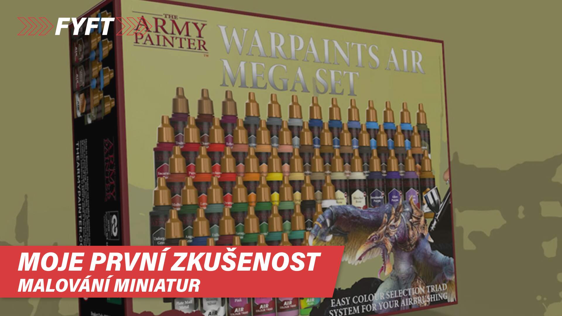 Moje první zkušenost - Malování miniatur