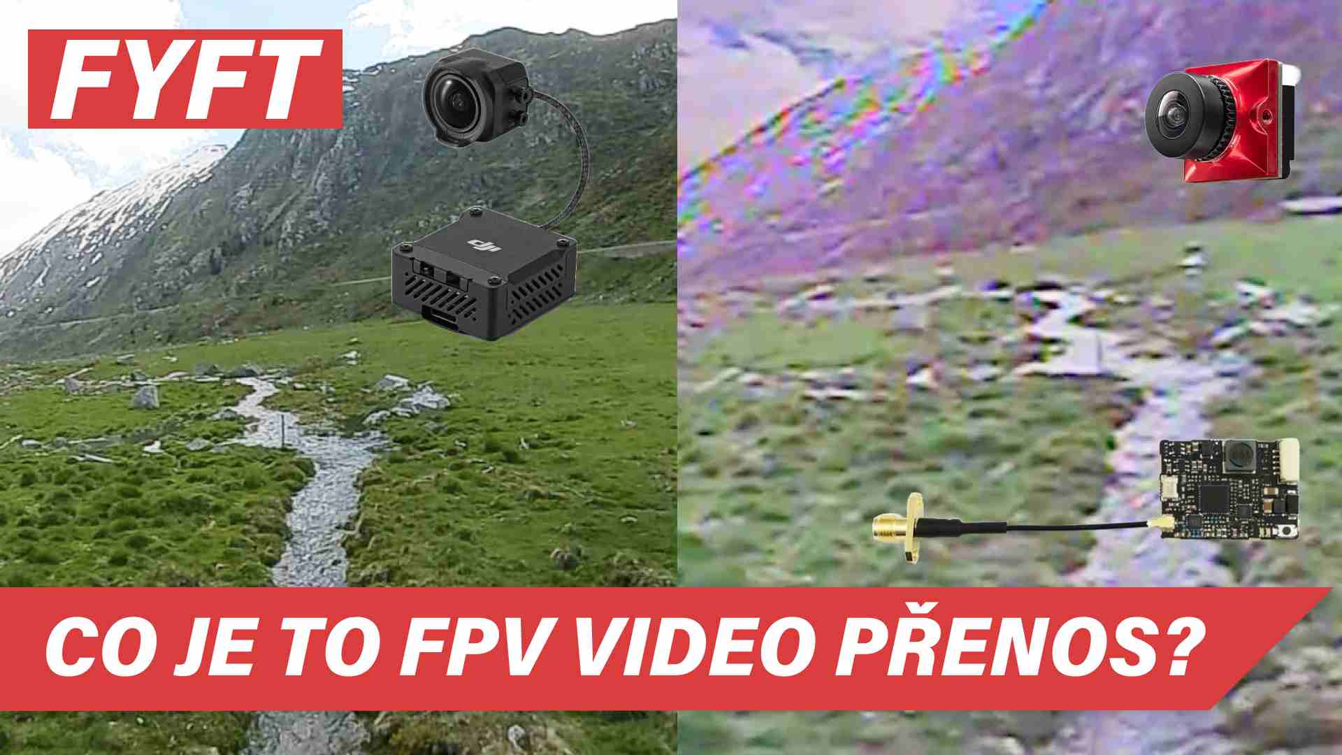 Analog vs. digitál | Jaké jsou rozdíly video přenosu FPV dronu?