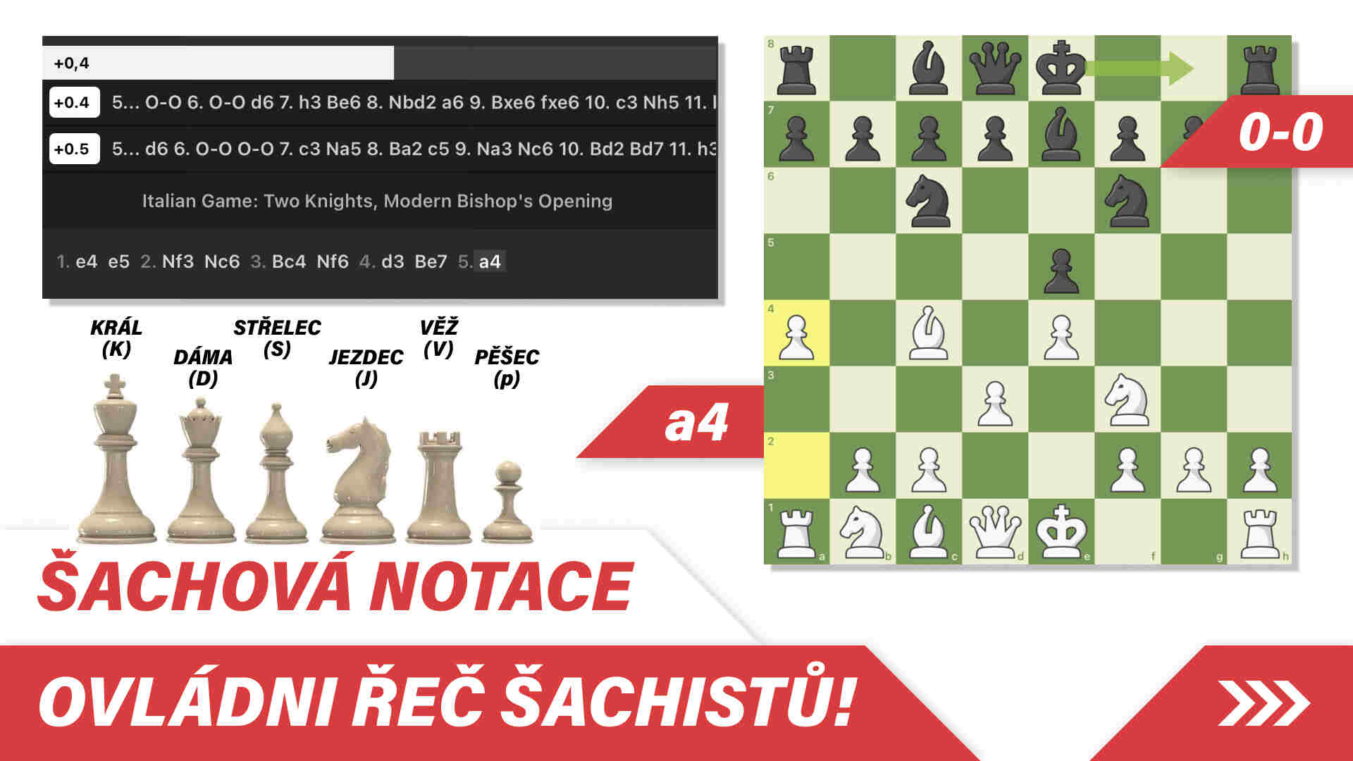 Šachová notace: Bližší pohled na šachovou partii ♟