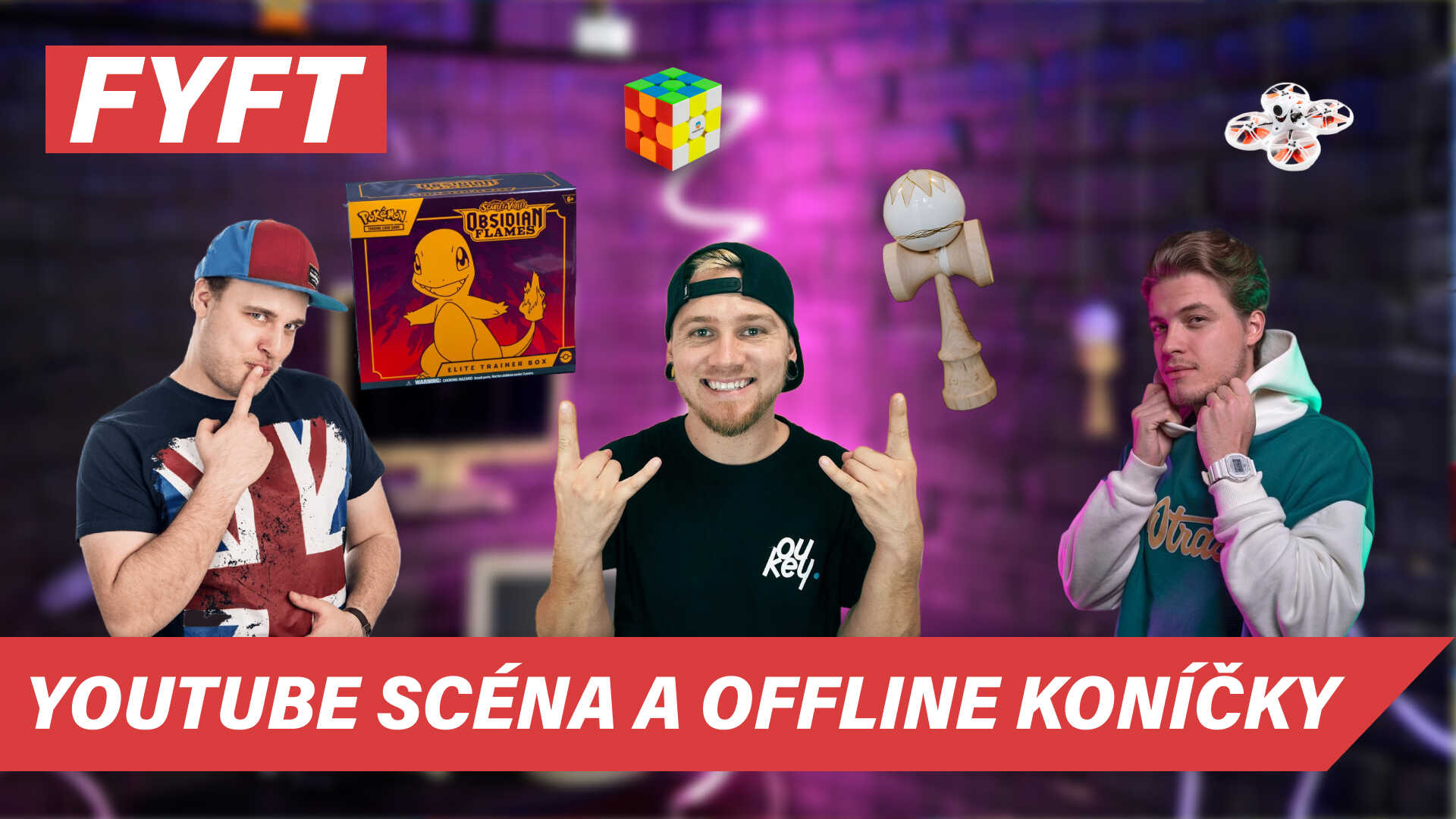 Zjisti, jaké mají cz/sk YouTubeři offline koníčky 🪀